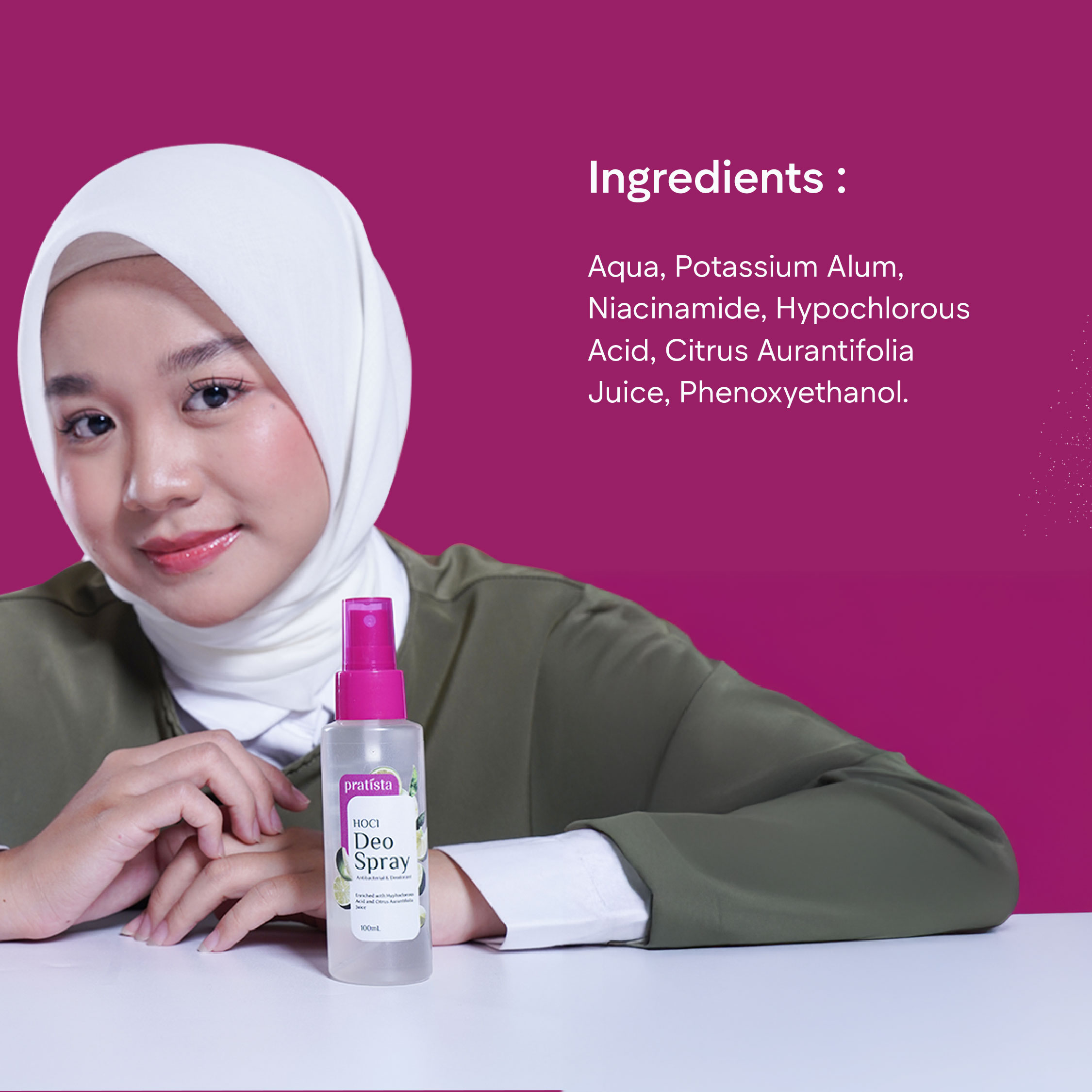 Pratista HOCl Deo Spray - Image 8