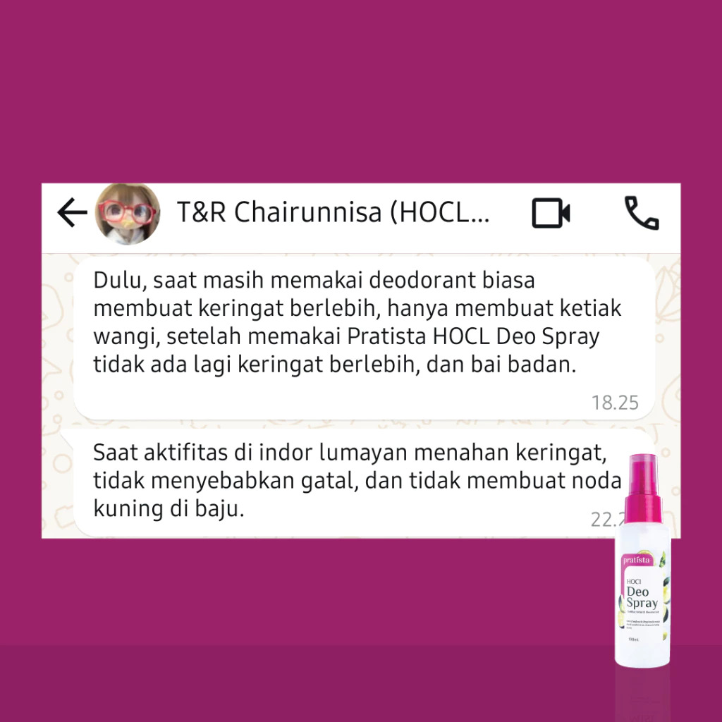 Pratista HOCl Deo Spray - Image 4