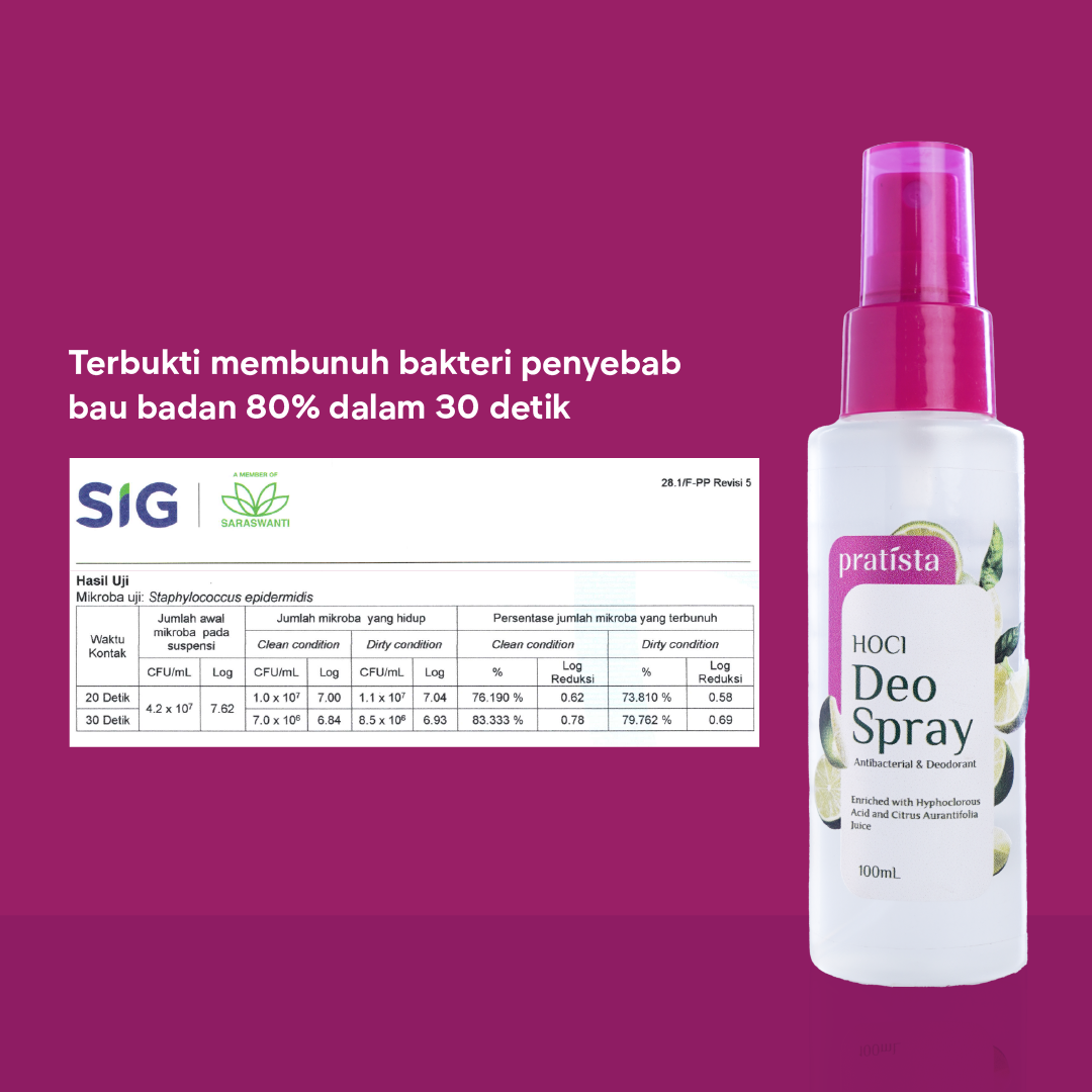 Pratista HOCl Deo Spray - Image 3